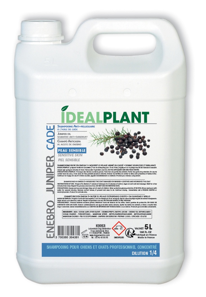 SHAMPOOING HUILE DE CADE 5 L IDÉAL PLANT