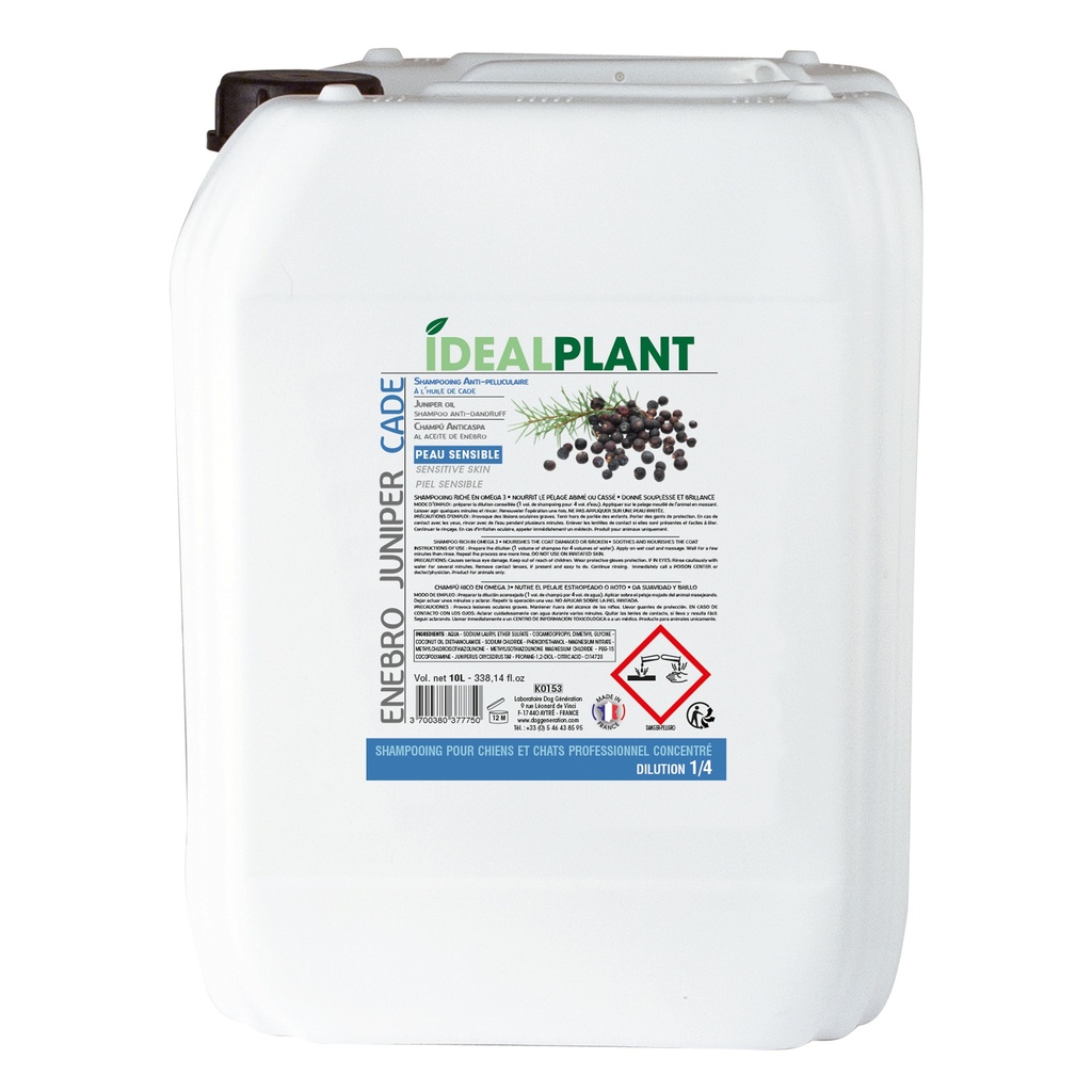 SHAMPOOING HUILE DE CADE 10L IDÉALPLANT