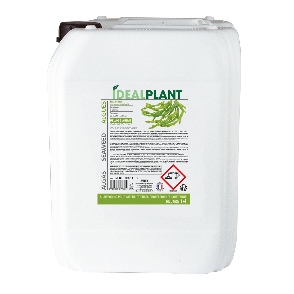 SHAMPOOING ALGUES 10L IDÉALPLANT
