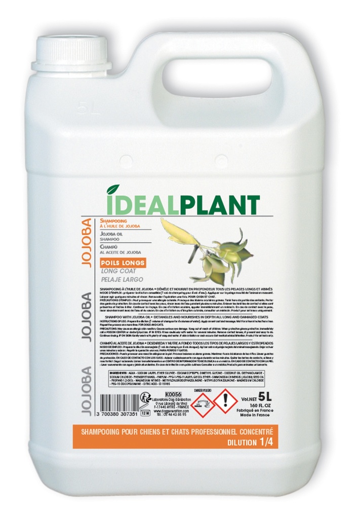 SHAMPOOING JOJOBA 5 L IDÉAL PLANT