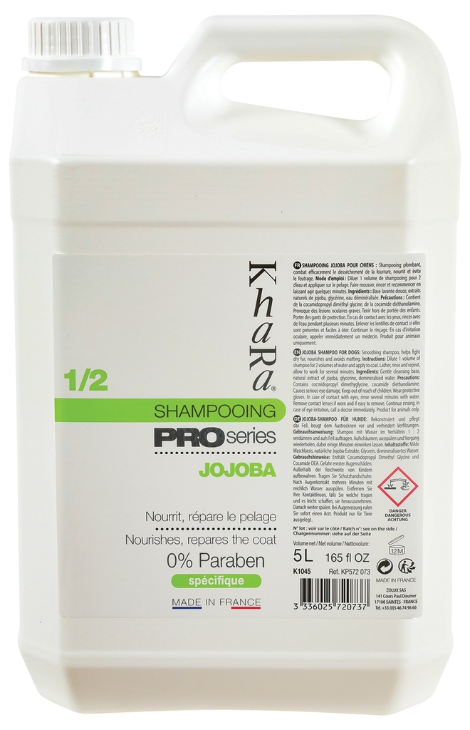 SHAMPOOING JOJOBA 5 L KHARA PRO SERIES