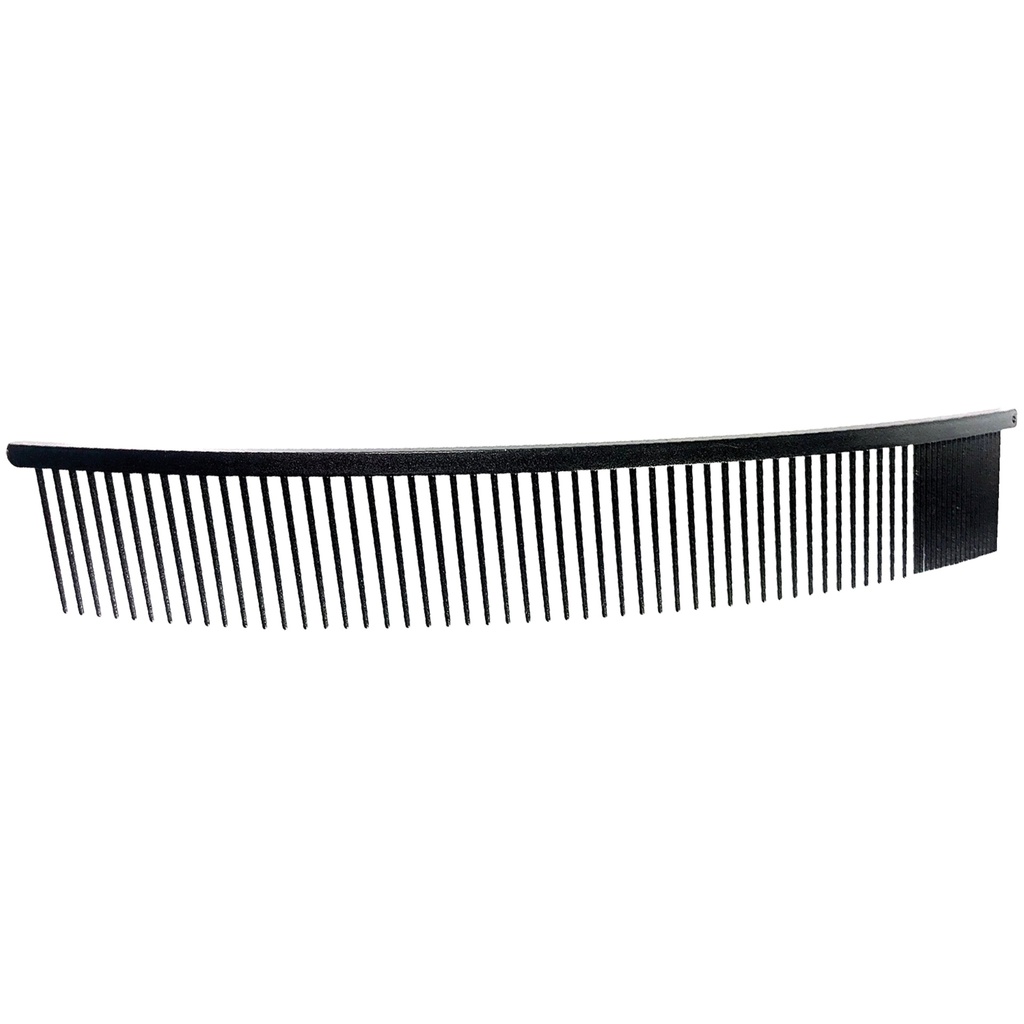 [CB0318] PEIGNE COURBE LAITON NOIR 25CM
