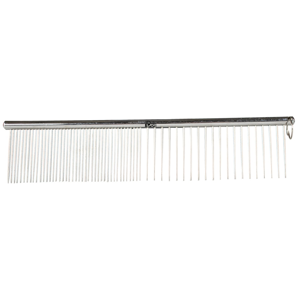 [CB0855] PEIGNE IDEALDOG EN INOX 19CM-62 DENTS