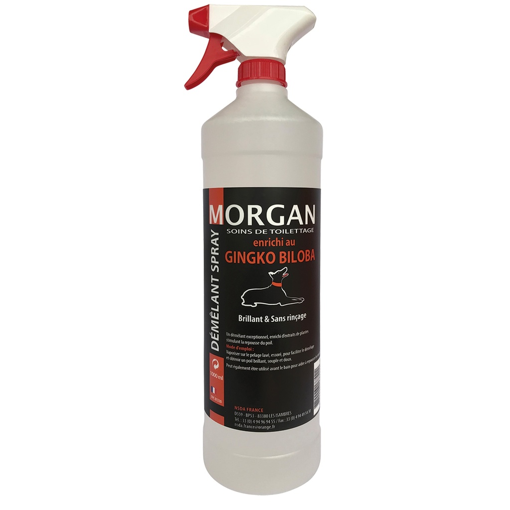 MORGAN DEMELANT SPRAY SENTEUR GINGKO 1L