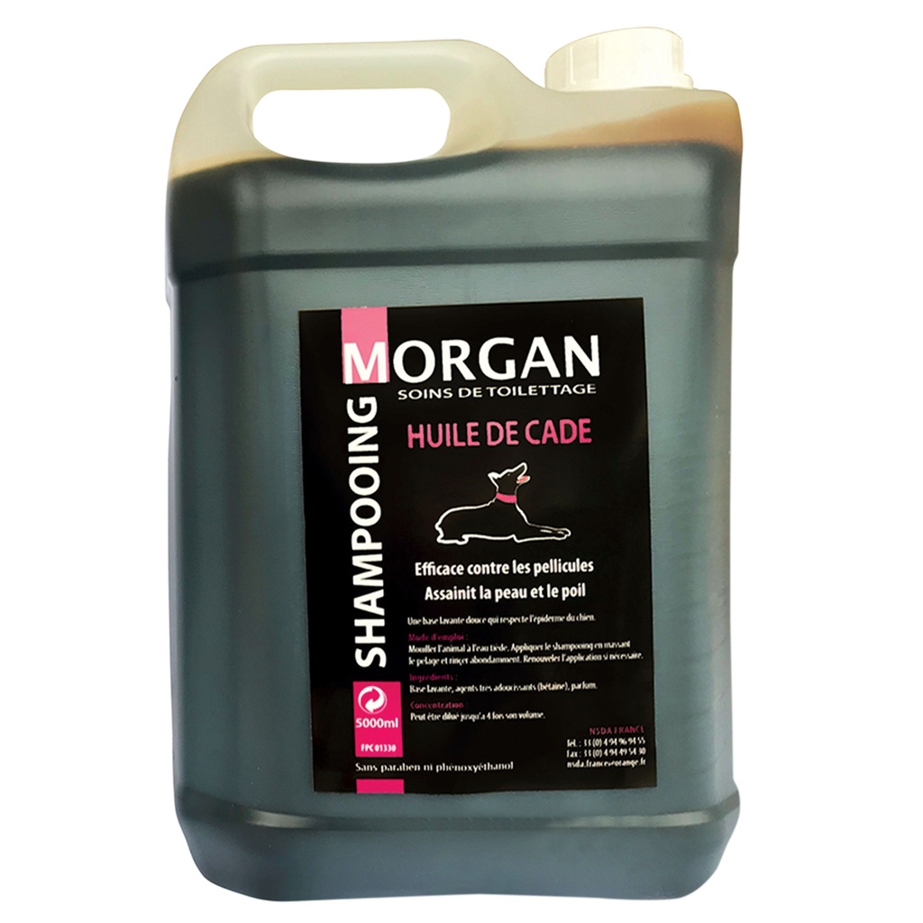 MORGAN SHAMPOOING HUILE DE CADE 5L