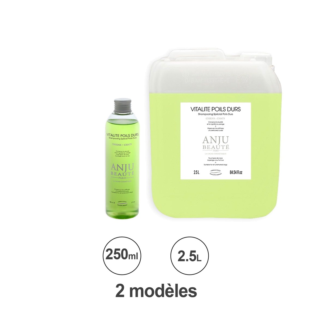 SHAMPOING VITALITÉ POILS DURS ANJU 250 ML