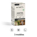 LOT DE 12 PIPETTES CHIOT/PETIT CHIEN BIO 1.5ml BIOVETOL