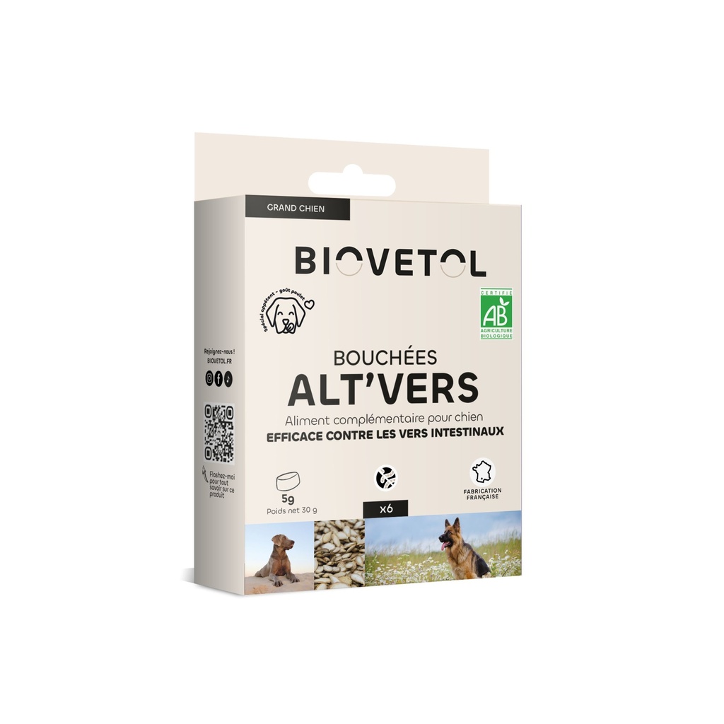 BOUCHEES ALT'VERS GRAND CHIEN 15kgs (6*5g)