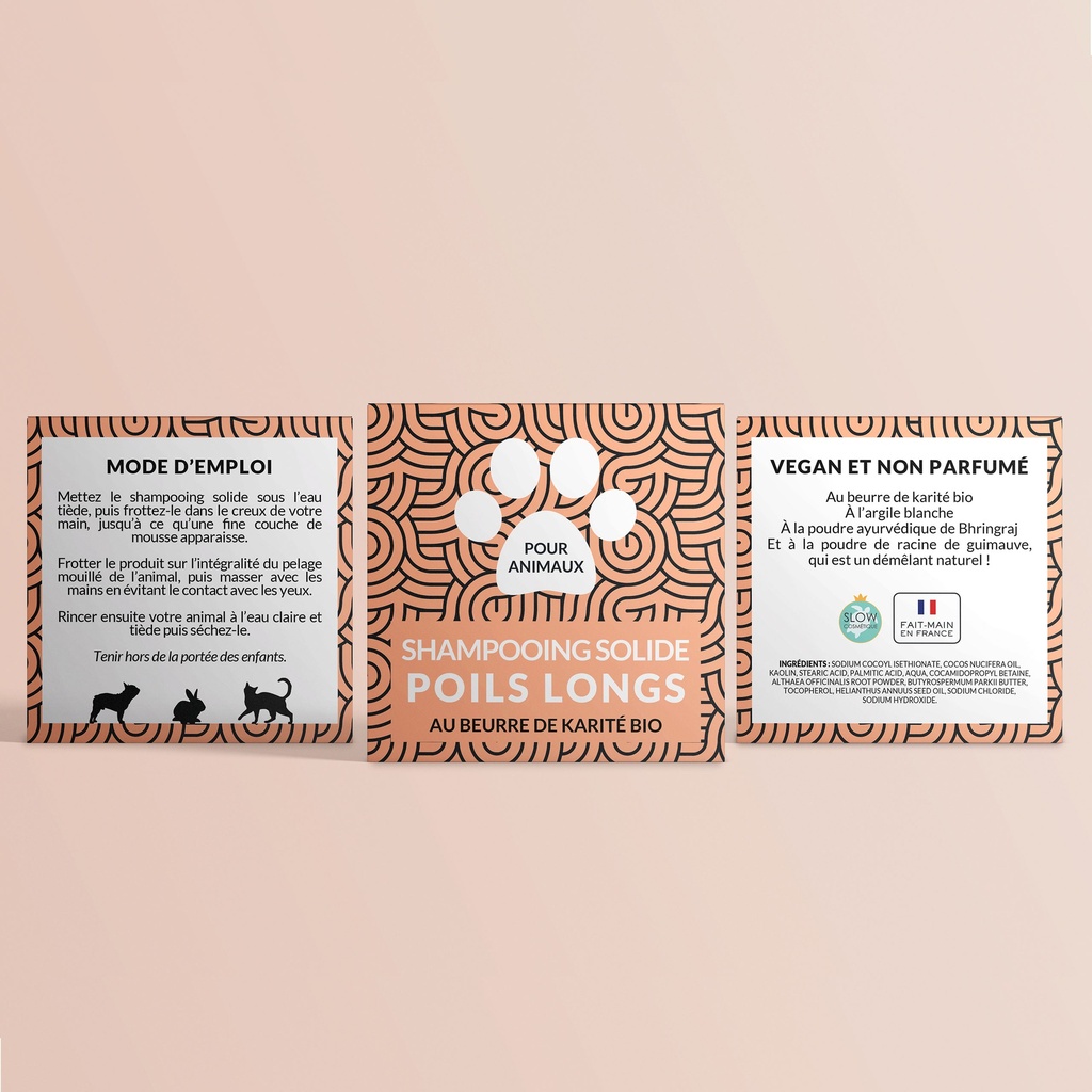 SHAMPOOING SOLIDE NAIOMY POILS LONGS 60ML