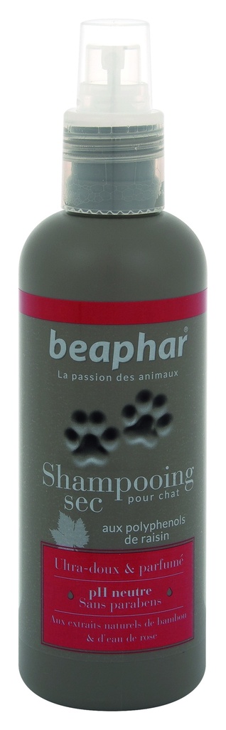 SPRAY BEAPHAR SHAMPOOING SEC CHATS 200ML