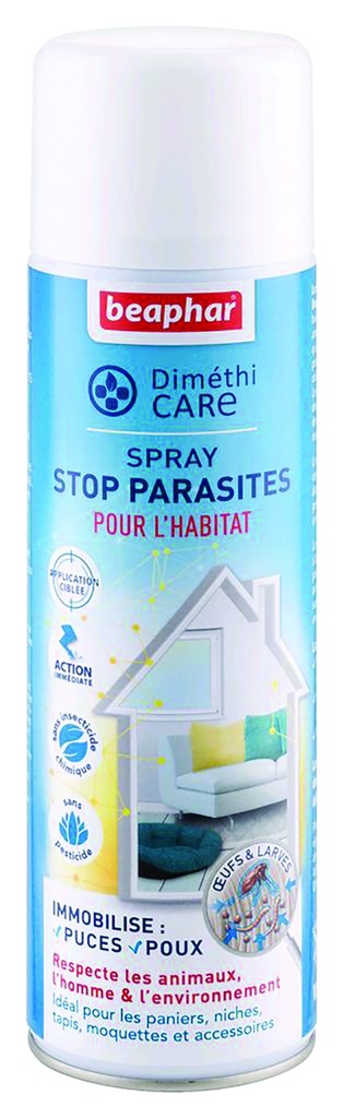 DIMETHICARE, SPRAY STOP PARASITES POUR L'HABITAT 400ML