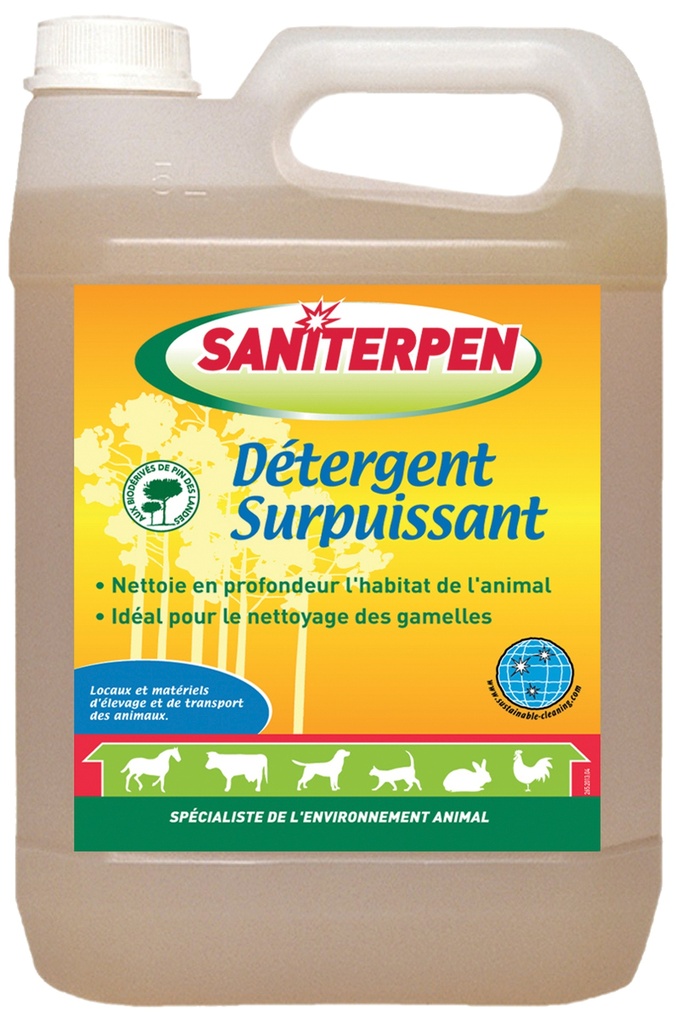 SANITERPEN DETERGENT SURPUISSANT FLACON DE 5L