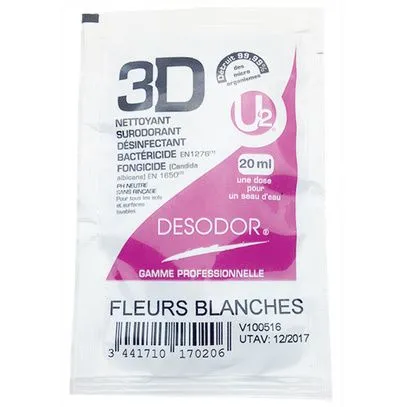 3D FLEURS BLANCHES DOSE 20 ML A l'UNITE