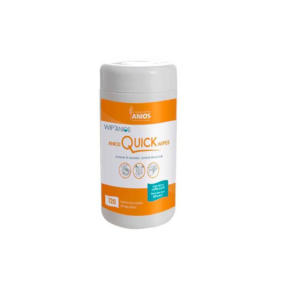 BOITE DE LINGETTES ANIOS QUICK WIPES 120PCS