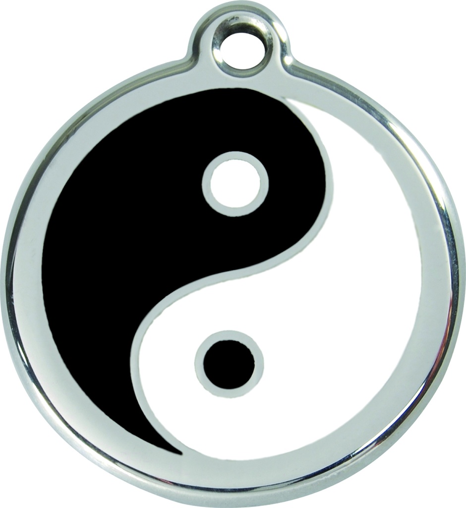 MEDAILLE RED DINGO 20MM YING YANG