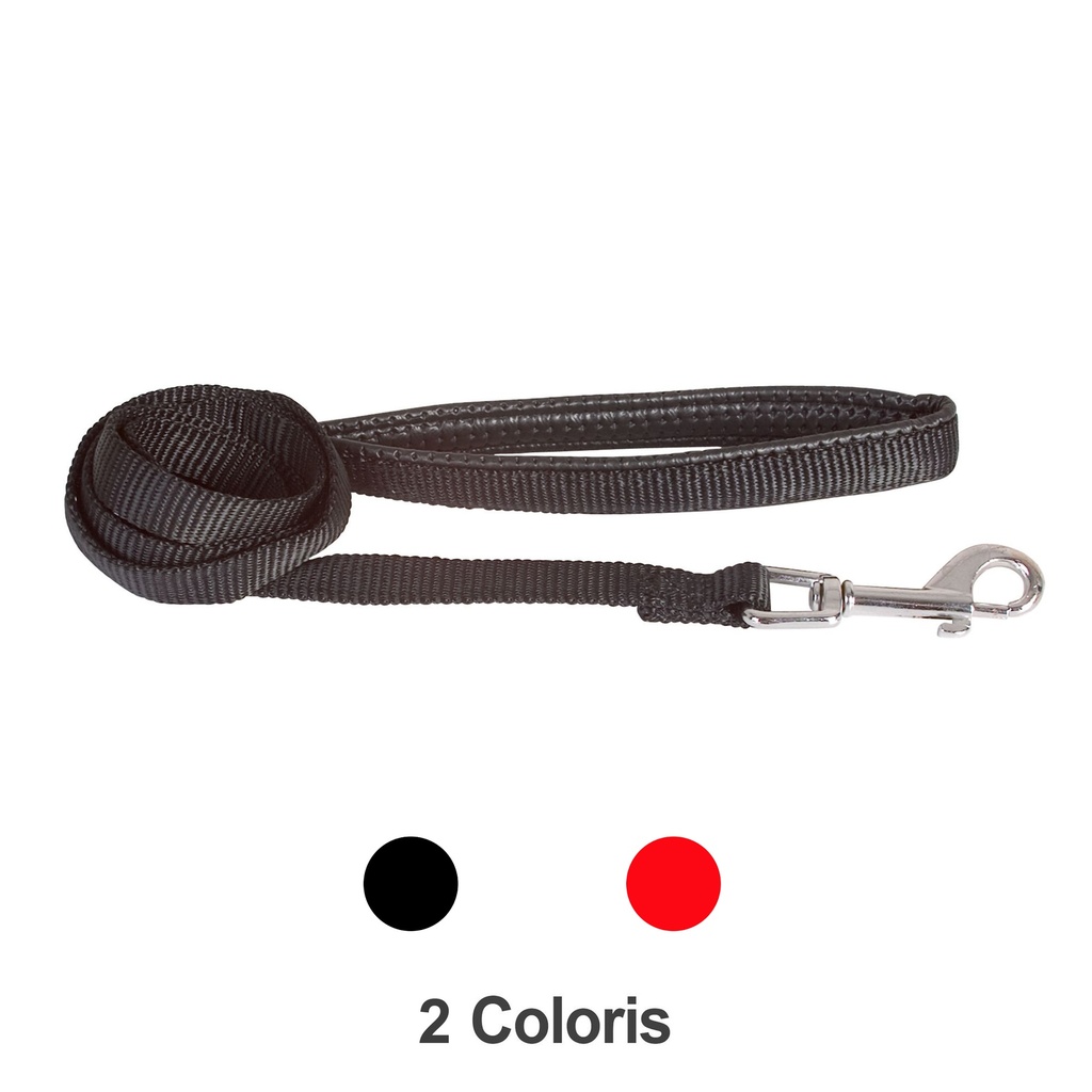 LAISSE NYLON ESSENTIEL ROUGE 10mm x 1.2m