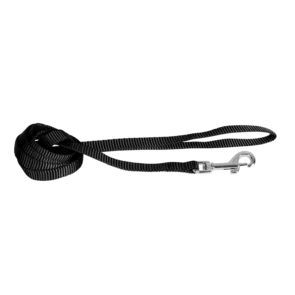 LAISSE NYLON ESSENTIEL NOIR 10mm x 1.2m
