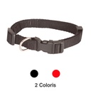 COLLIER NYLON ESSENTIEL ROUGE 10mm x 20/35cm