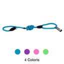 LAISSE LASSO CORDE REFLECHISSANTE RUN-AROUND 6MM X 150CM TURQUOISE
