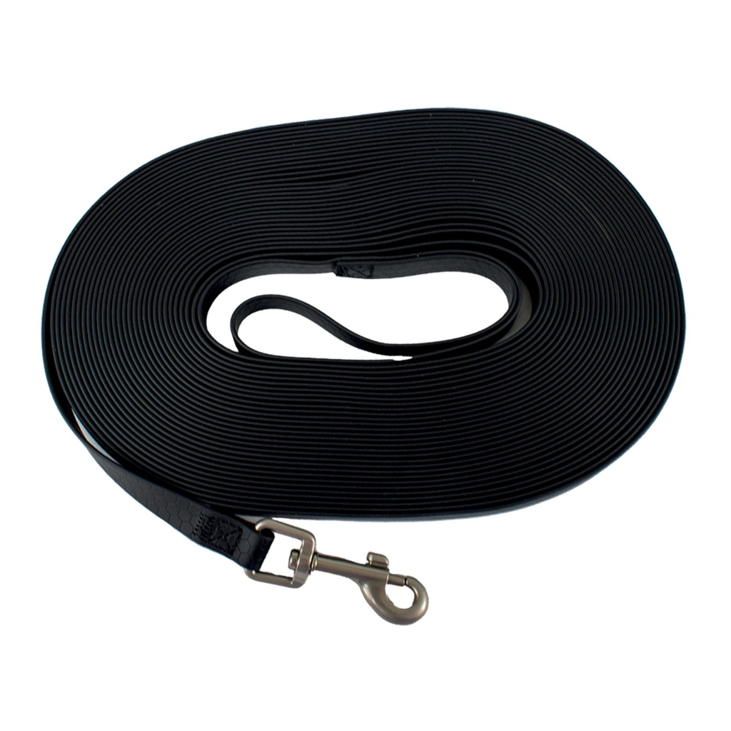 LONGE TRAIG 15M X 1,5CM NOIRE