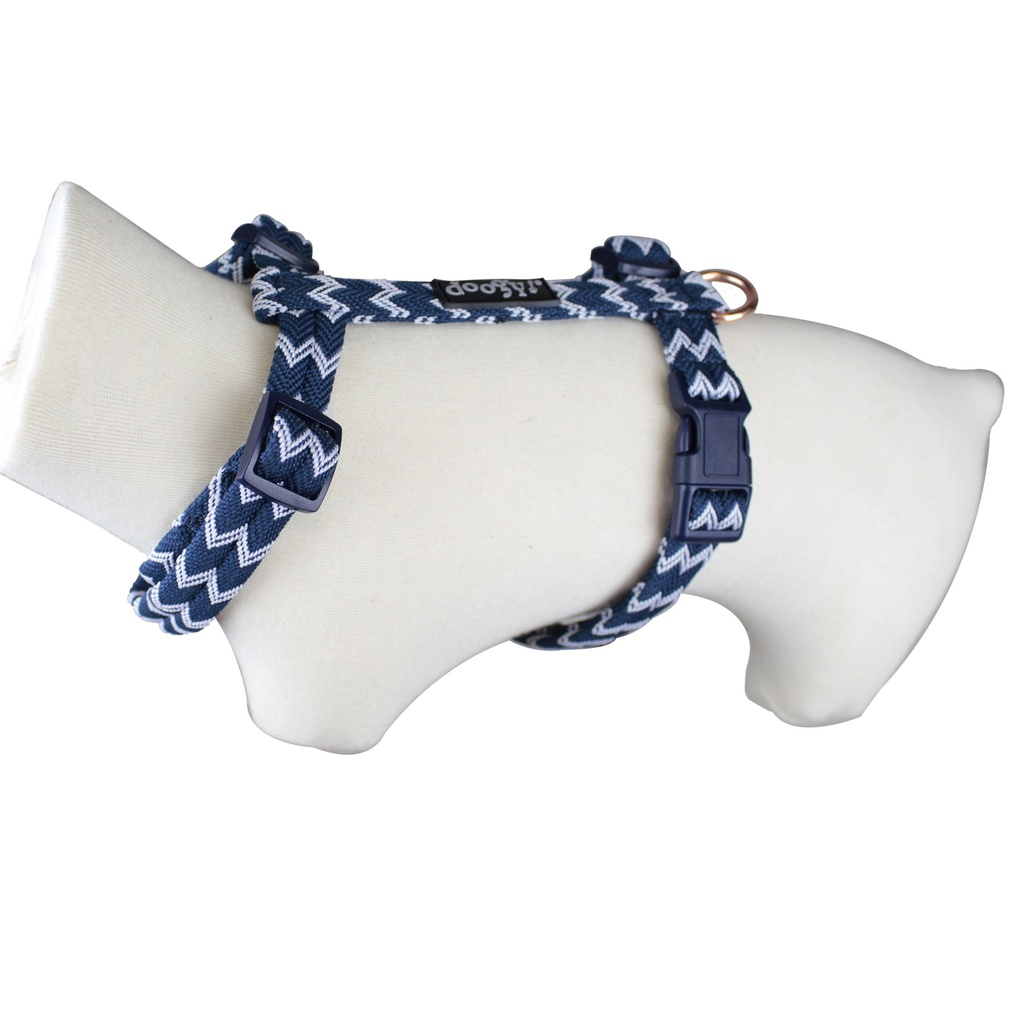 HARNAIS BRASIL BLEU MARINE TXS 26-40CM X 15MM DEREF