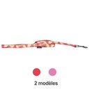 LAISSE MOTIF PASTEQUES ROUGE 120CM X 16MM