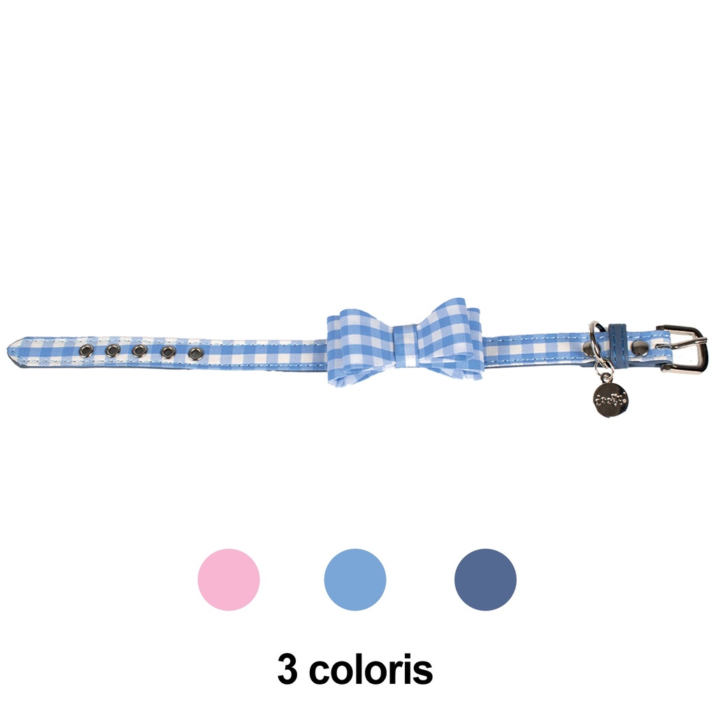 COLLIER VICHY ROSE T30 21-26CM X15 MM