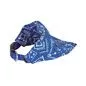 COLLIER BANDANA BLEU 15mm x 30-48cm