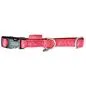 COLLIER REGLABLE MC LEATHER 15MM R0UGE DEREF