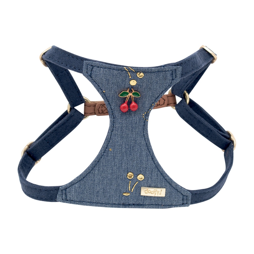 HARNAIS SO CHERRY EN JEAN XS 27-37CM X10MM