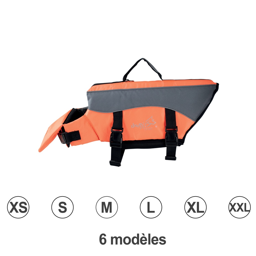 GILET DE SAUVETAGE DOOGY ORANGE - XS