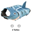 GILET DE SAUVETAGE POUR CHIENS SHARK 30 CM PAS DE DELAI FSEUR