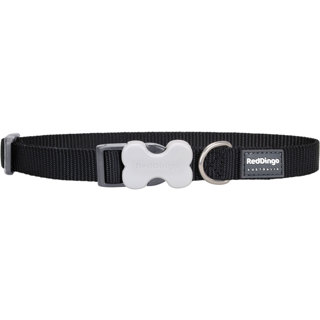 COLLIER RED DINGO 20-32 CM 12MM NOIR