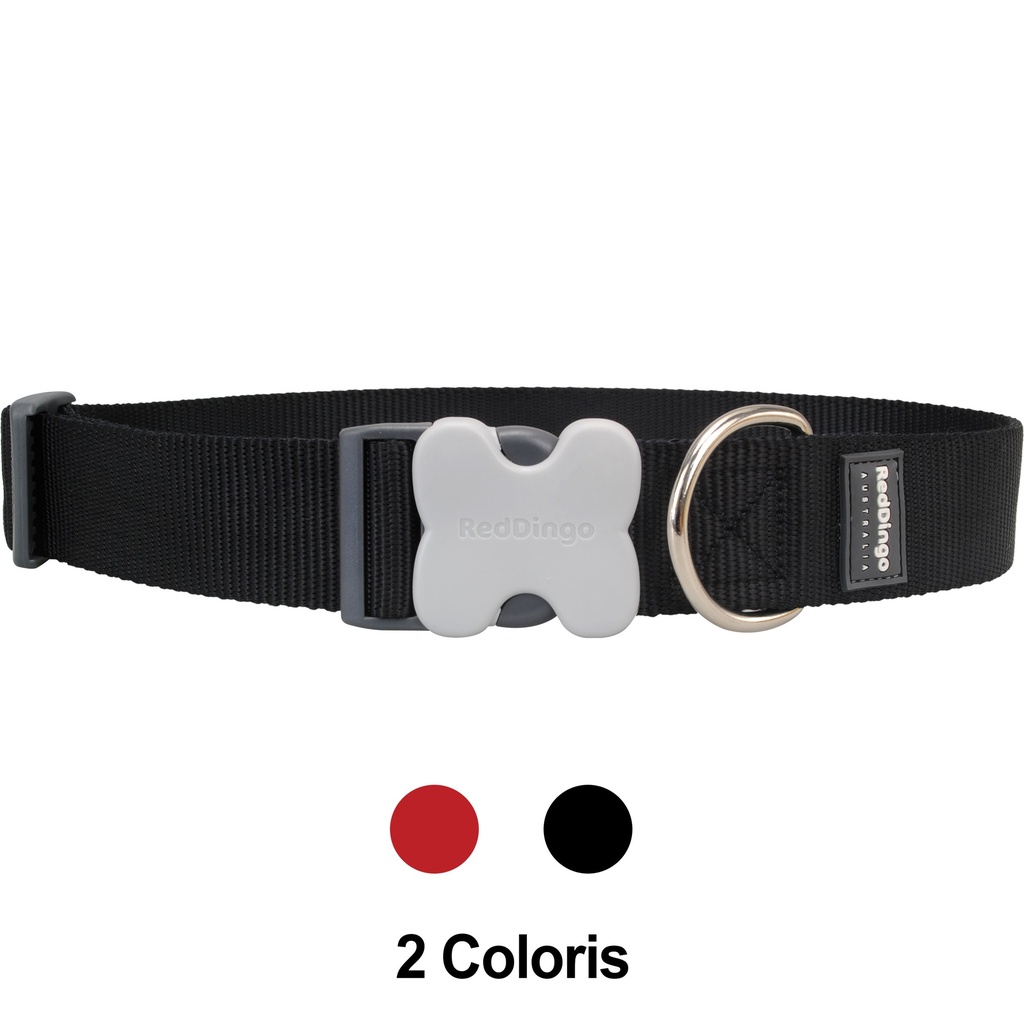 COLLIER RED DINGO 50-80 CM 40MM ROUGE