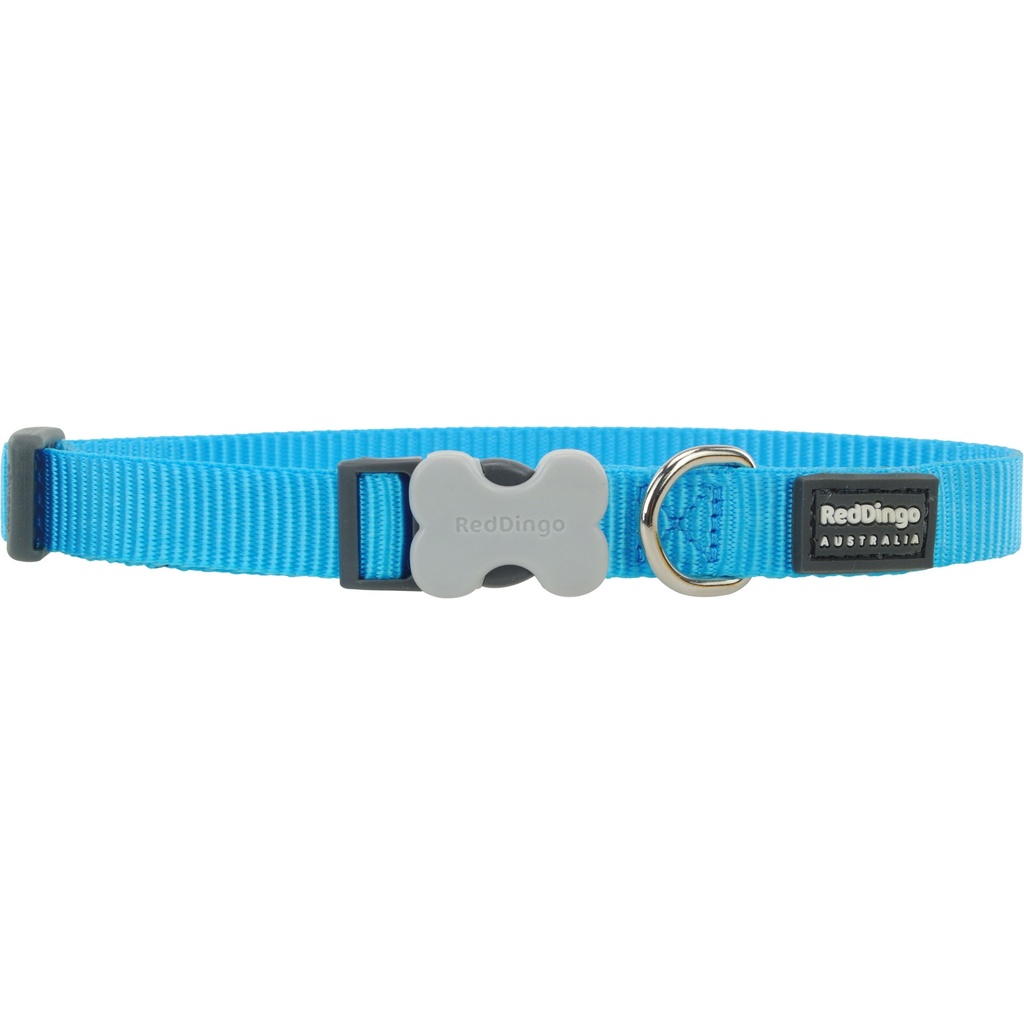 COLLIER RED DINGO 20 A 32 CM X 12 MM TURQUOISE