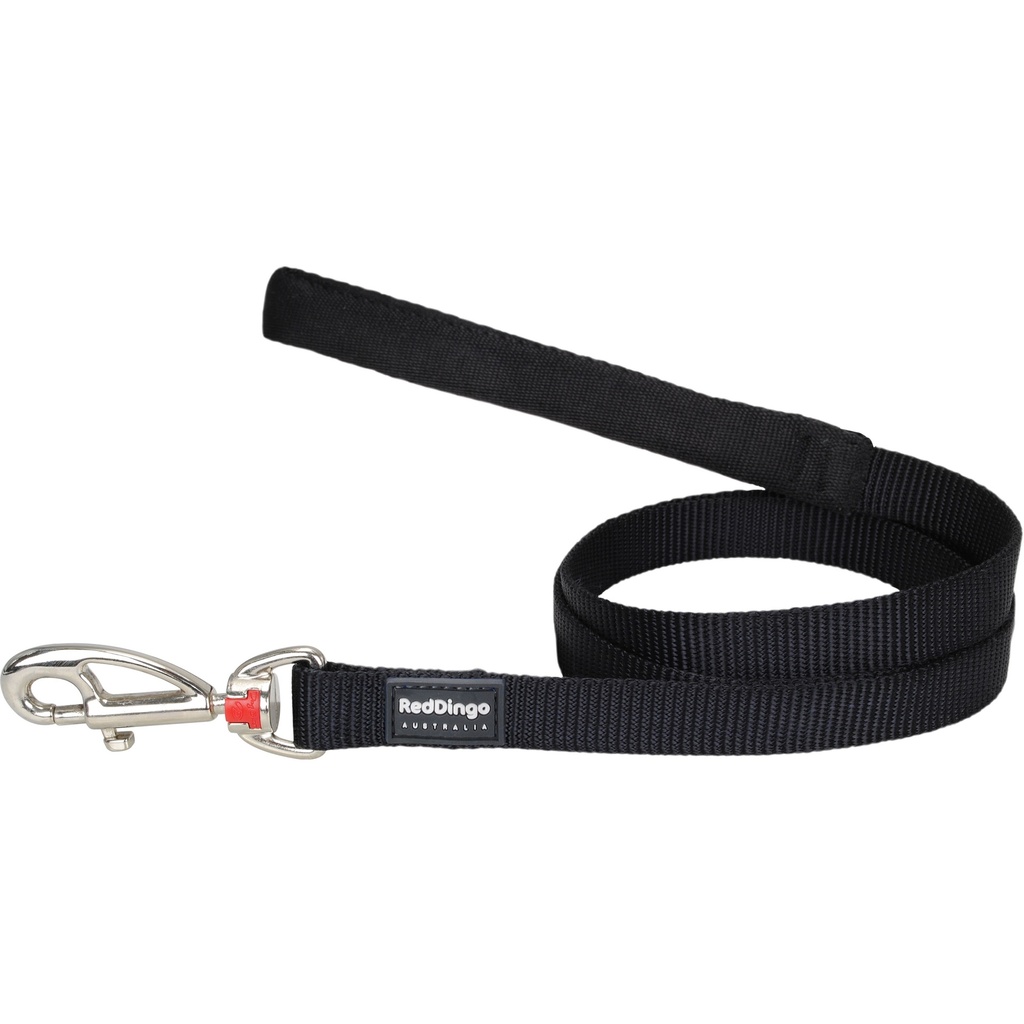 LAISSE RED DINGO 1M20 - 12 MM NOIR