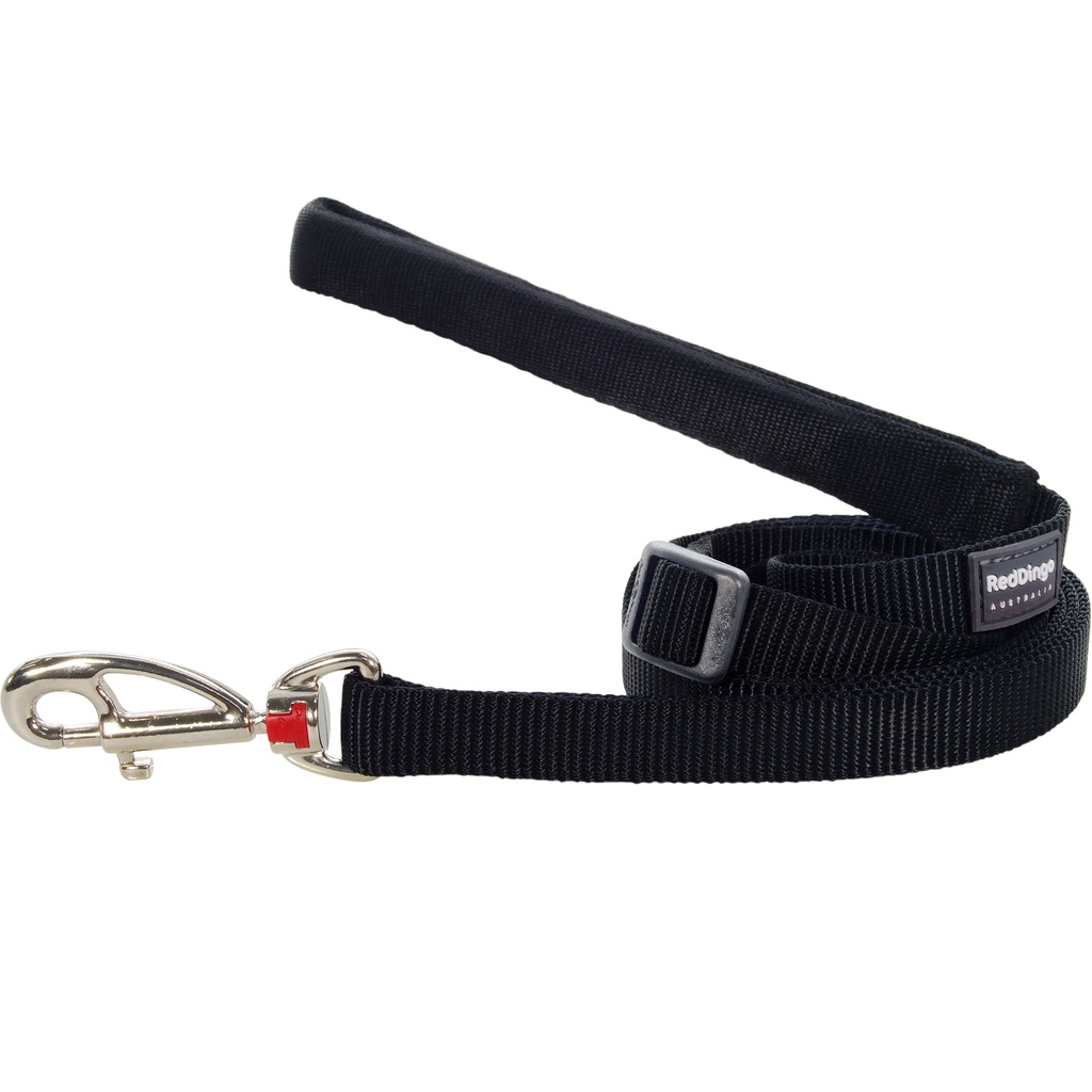 LAISSE RED DINGO 1M05/1M80 - 15MM NOIR