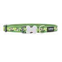 COLLIER RED DINGO PANDA VERT 20-32CM 12MM