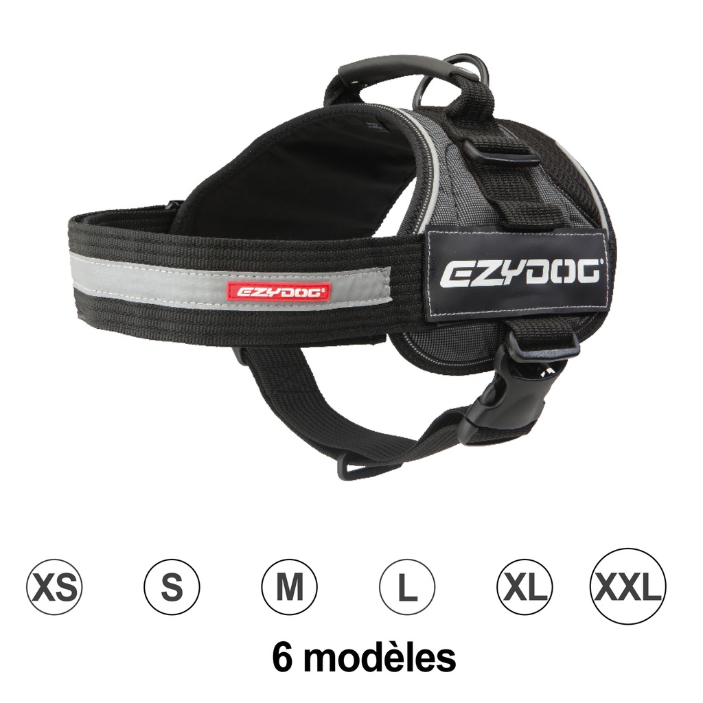 HARNAIS EZYDOG CONVERT XS ANTHRACITE 42-53CM