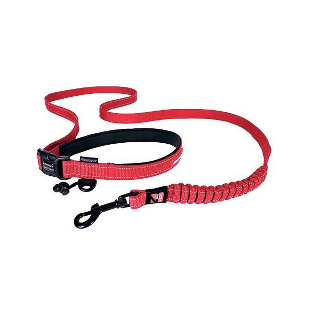 LAISSE EZYDOG ROAD RUNNER ROUGE 2,1M 25MM