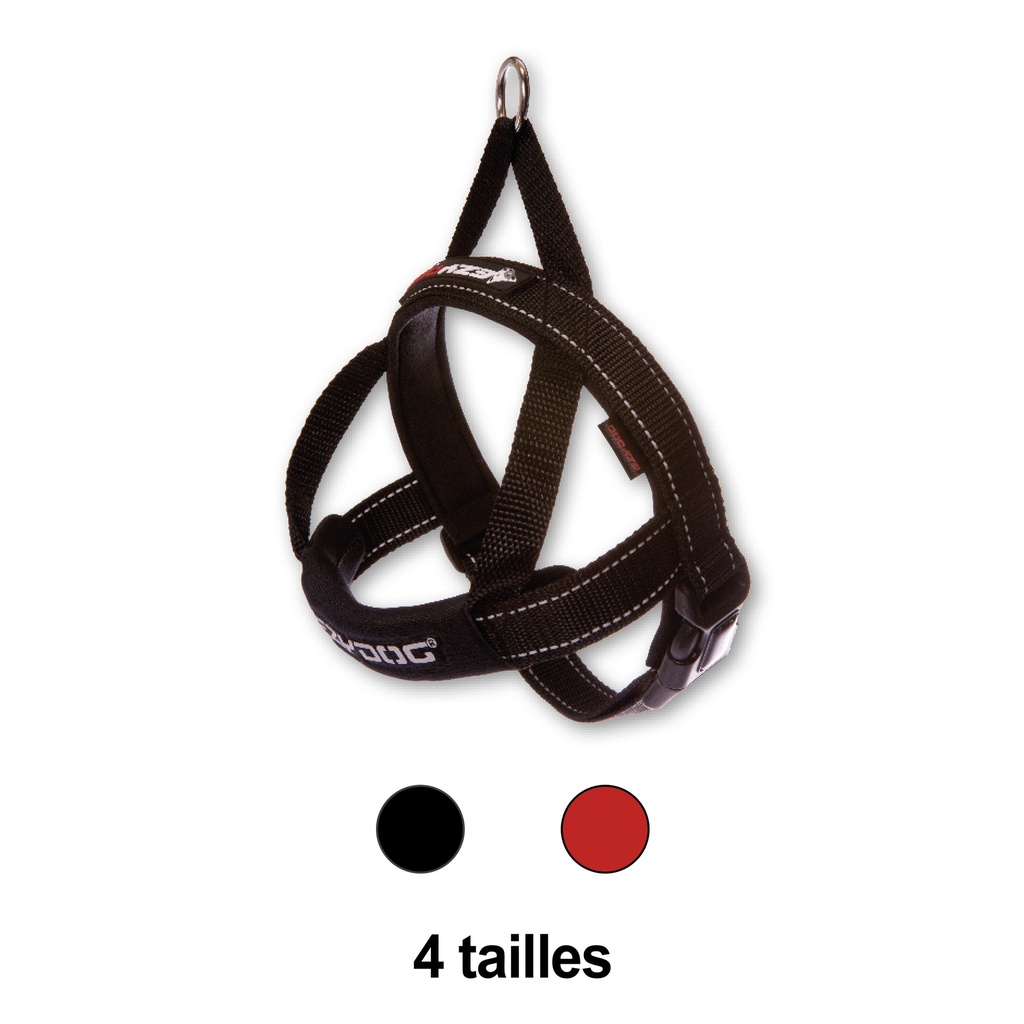 HARNAIS EZYDOG QUICK FIT S NOIR 46-55CM 20MM