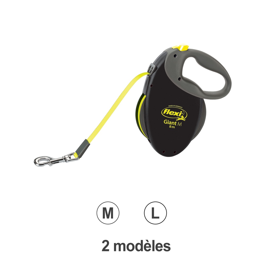 FLEXI NEON SANGLE GIANT M 8M