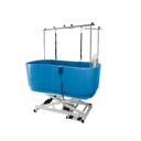 BAIGNOIRE PVC GRIS 148 x 80 cm CHASSIS ELECTRIQUE CDE PIED