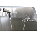BAIGNOIRE INOX SUR PIED