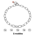 COLLIER SANITAIRE INOX 43CM 3mm